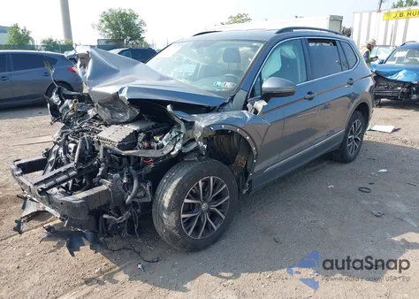 2020 Volkswagen Tiguan 2.0T Se/2.0T Se R-Line Black/2.0T Sel из США, поврежденный, VIN 3VV2B7AX6LM091334